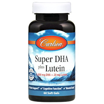 Carlson Labs Super DHA & Lutein 60 softgels