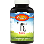 Carlson Labs Vitamin D3 5000 IU 360 softgels