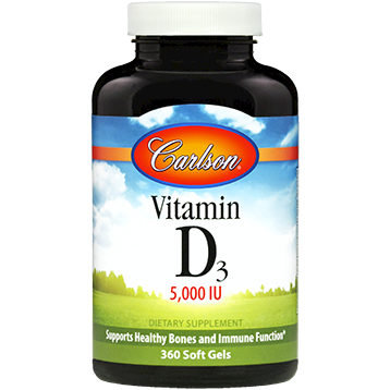 Carlson Labs Vitamin D3 5000 IU 360 softgels