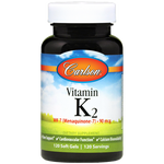 Carlson Labs Vitamin K2 MK7 120 softgels
