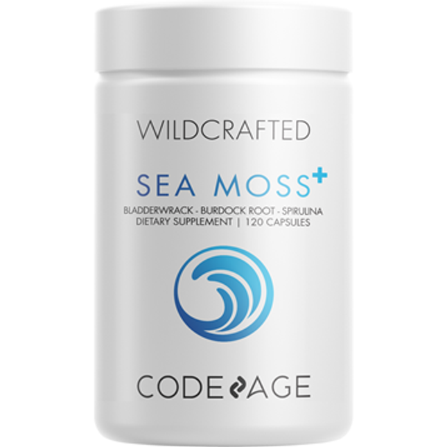 CodeAge Sea Moss+ 120 vegcaps