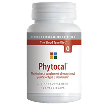 D'Adamo Personalized Nutrition Phytocal O 120 vcaps