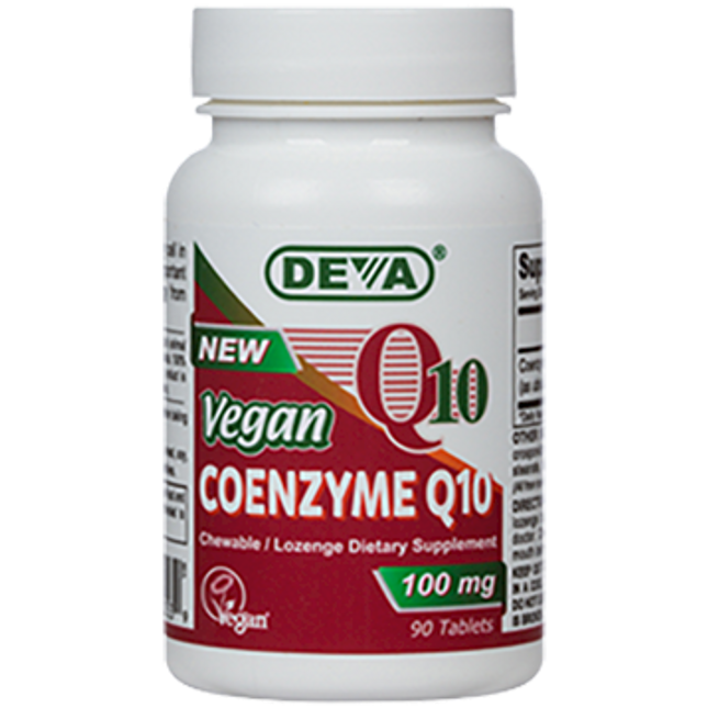 Deva Nutrition LLC Vegan Coenzyme Q10 100 mg 90 tabs