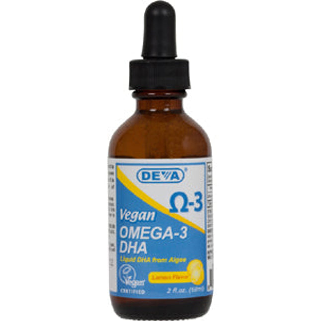 Deva Nutrition Vegan Liquid DHA - Lemon 2 fl oz