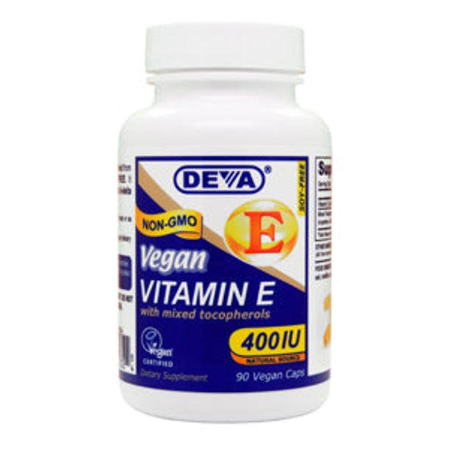 Deva Nutrition Vitamin E 400 IU-Mixed Tocoph. 90 vcaps