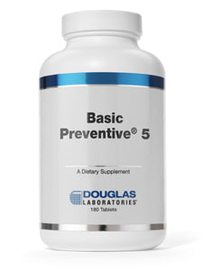 Douglas Labs Basic Preventive 5 Iron-Free 180 tabs