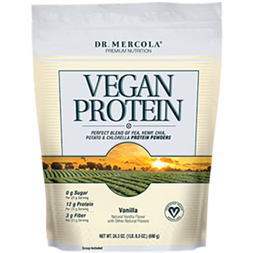 Dr Mercola Vegan Protein Vanilla 24.3 oz