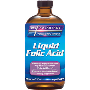 Dr's Advantage Liquid Folic Acid Supplement 8 oz