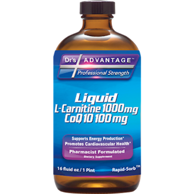 Dr's Advantage Liquid L-Carnitine CoQ10 16 fl oz