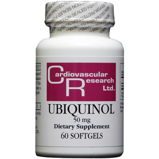 Ecological Formulas Ubiquinol 50 mg 60 softgels