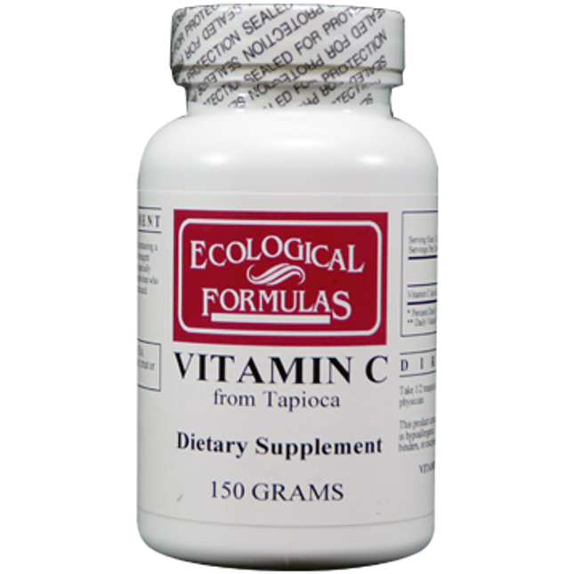 Ecological Formulas Vitamin C from Tapioca 150 gms