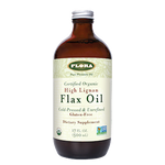 Flora High Lignan Flax Oil Certified Org 17 oz