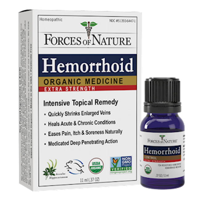Forces of Nature Hemorrhoid Extra Strength Org .37 oz