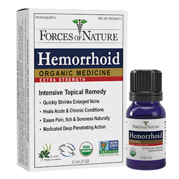 Forces of Nature Hemorrhoid Extra Strength Org .37 oz