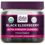 Gaia Herbs Black Elderberry ES Vegan 80 gummies
