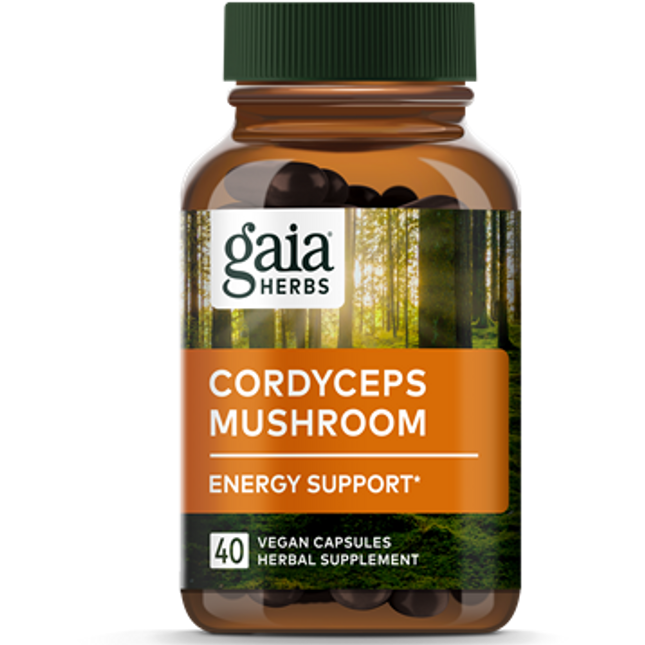 Gaia Herbs Cordyceps Mushroom 40 caps