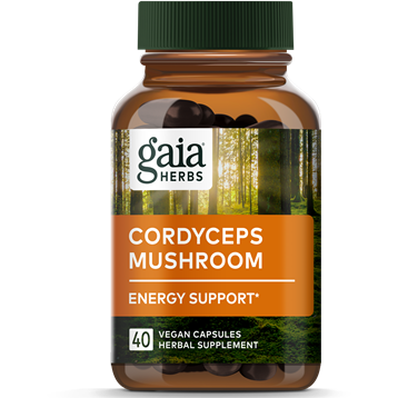 Gaia Herbs Cordyceps Mushroom 40 caps