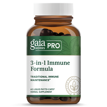 Gaia Herbs Professional 3-in-1 Immune Formula 60 lvcaps