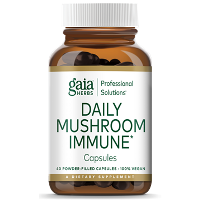 Gaia Herbs Professional Daily Mushroom Immune 40 caps