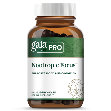 Gaia Herbs Professional Nootropic Focus 40 lvcaps