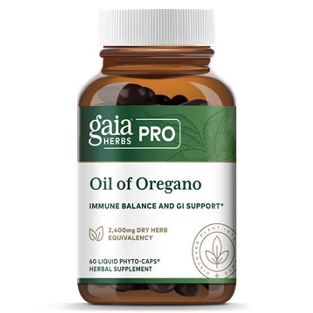 Gaia Herbs Professional Oil of Oregano 60 lvcaps
