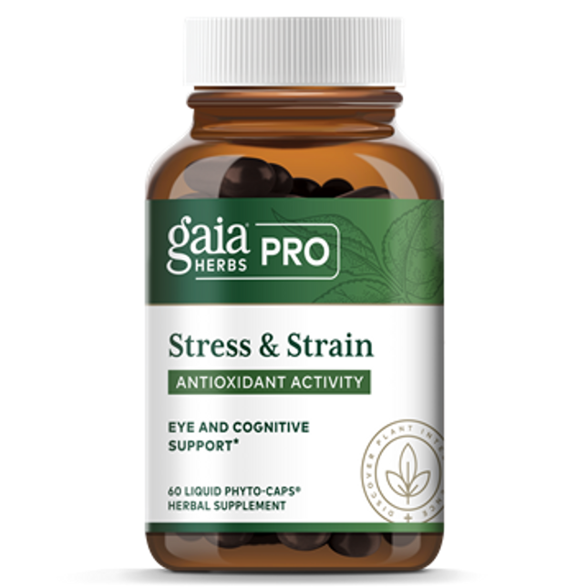 Gaia Herbs Professional Stress and Strain Antioxidant 60 vegcap