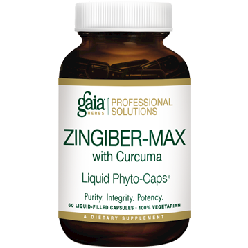 Gaia Herbs Professional Zingiber-Max Caps 60 lvcaps