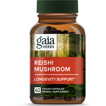 Gaia Herbs Reishi Mushroom 40 caps