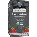 Garden of Life Dr. Form Memory&Focus YngAdlts 60Tabs