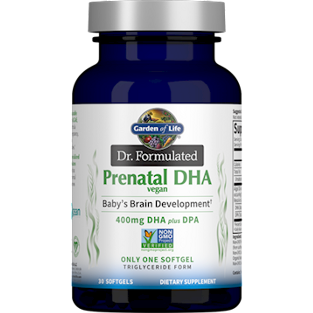 Garden of Life Dr. Form Prenatal DHA vegan 30 softgels