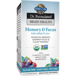 Garden of Life Dr. Formulated Memory Adults 40+ 60 tabs