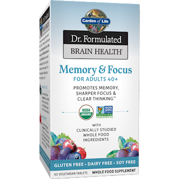 Garden of Life Dr. Formulated Memory Adults 40+ 60 tabs
