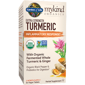 Garden of Life Extra Strength Turmeric Organic 60 vtabs