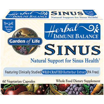 Garden of Life Immune Balance Sinus 60 vcaps