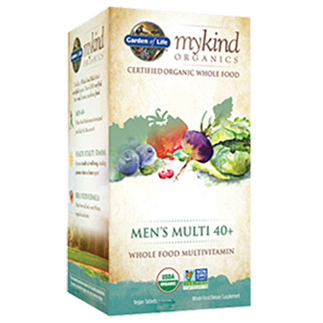 Garden of Life KIND Organics Men's Multi 40+ 60 tabs