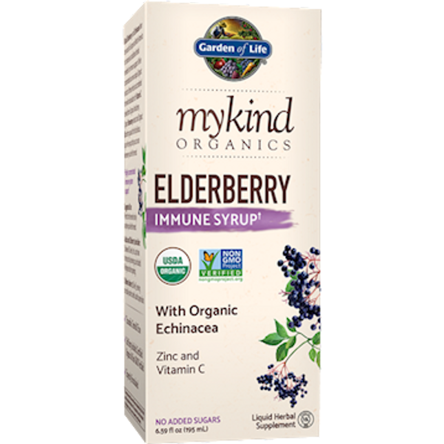 Garden of Life MyKind Org Elderberry Syrup 6.5 fl oz