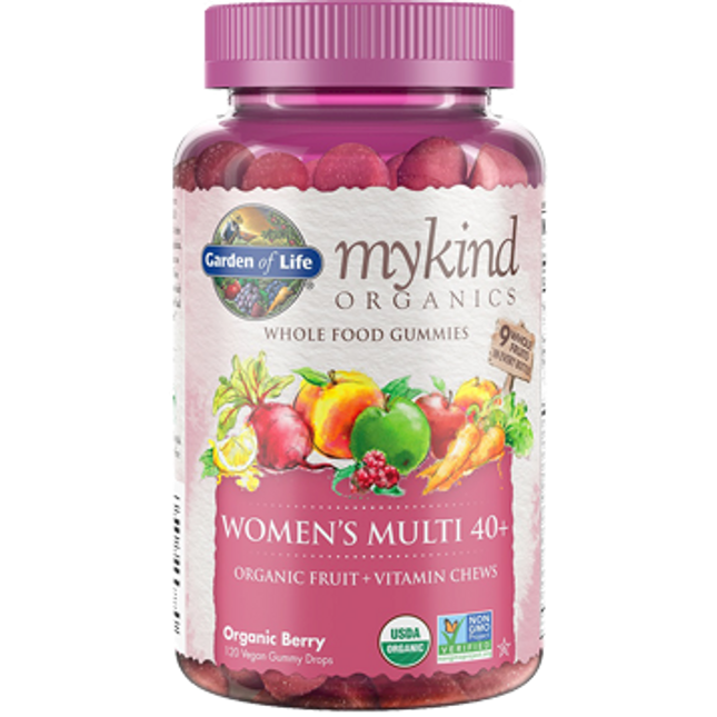 Garden of Life Mykind Women's 40+ Multi-Berry 120 Gummy