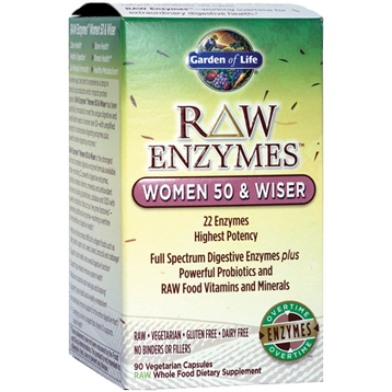 Garden of Life RAW Enzymes Women 50 & Wiser 90 vcaps