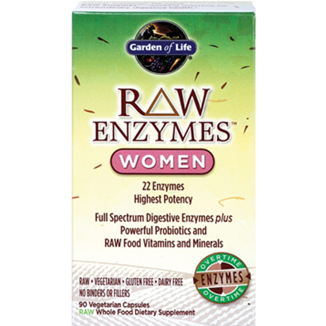 Garden of Life RAW Enzymes Women 90 vcaps