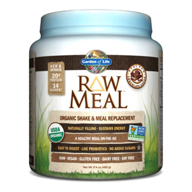 Garden of Life RAW Organic Meal Chocolate 17.4oz