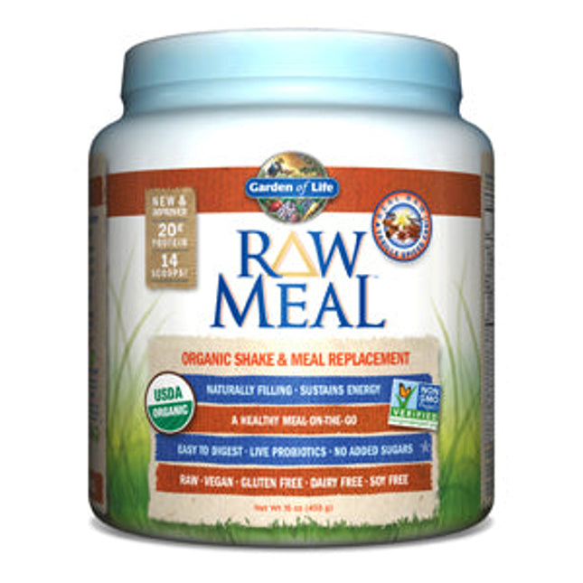 Garden of Life RAW Organic Meal Vanilla Chai 16 oz