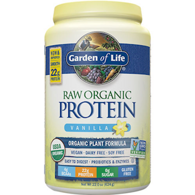 Garden of Life RAW Organic Protein - Vanilla 22 oz