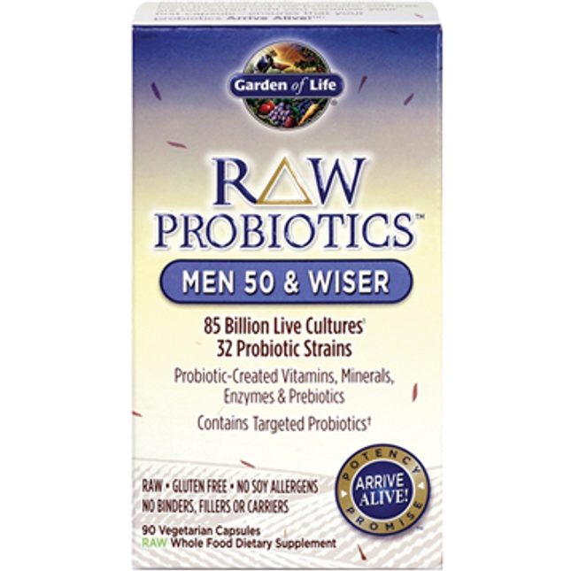 Garden of Life RAW Probiotics Men 50 and Wiser 90 vcaps