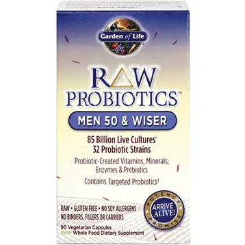 Garden of Life RAW Probiotics Men 50 and Wiser 90 vcaps