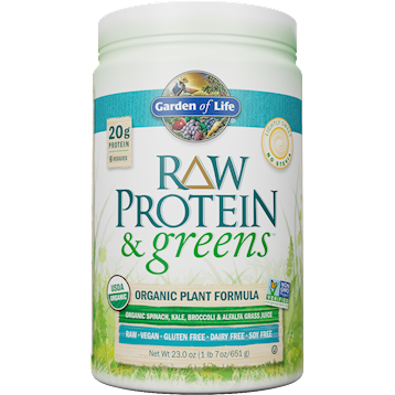 Garden of Life RAW Protein and Greens Lightly Sw 23 oz