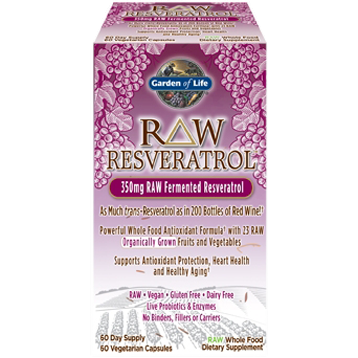 Garden of Life RAW Resveratrol 60 vcaps