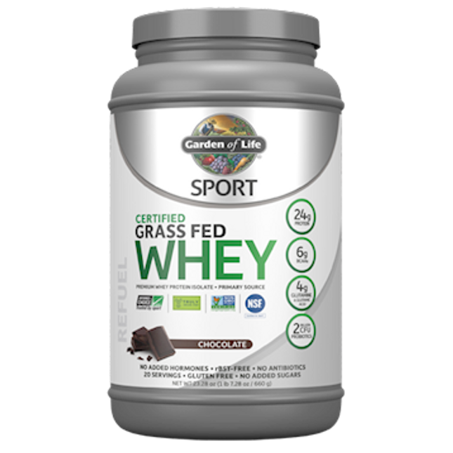 Garden of Life Sport Sport Cert Whey Protein Choc 20 serv