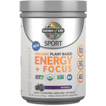 Garden of Life Sport Sport Org PreWorkout E+F Blckbrry 432 g