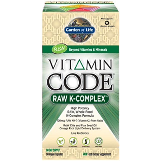 Garden of Life Vitamin Code RAW K-Complex 60 vcaps