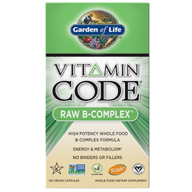 Garden of Life Vitamin Code Raw B Complex 120 vegcaps